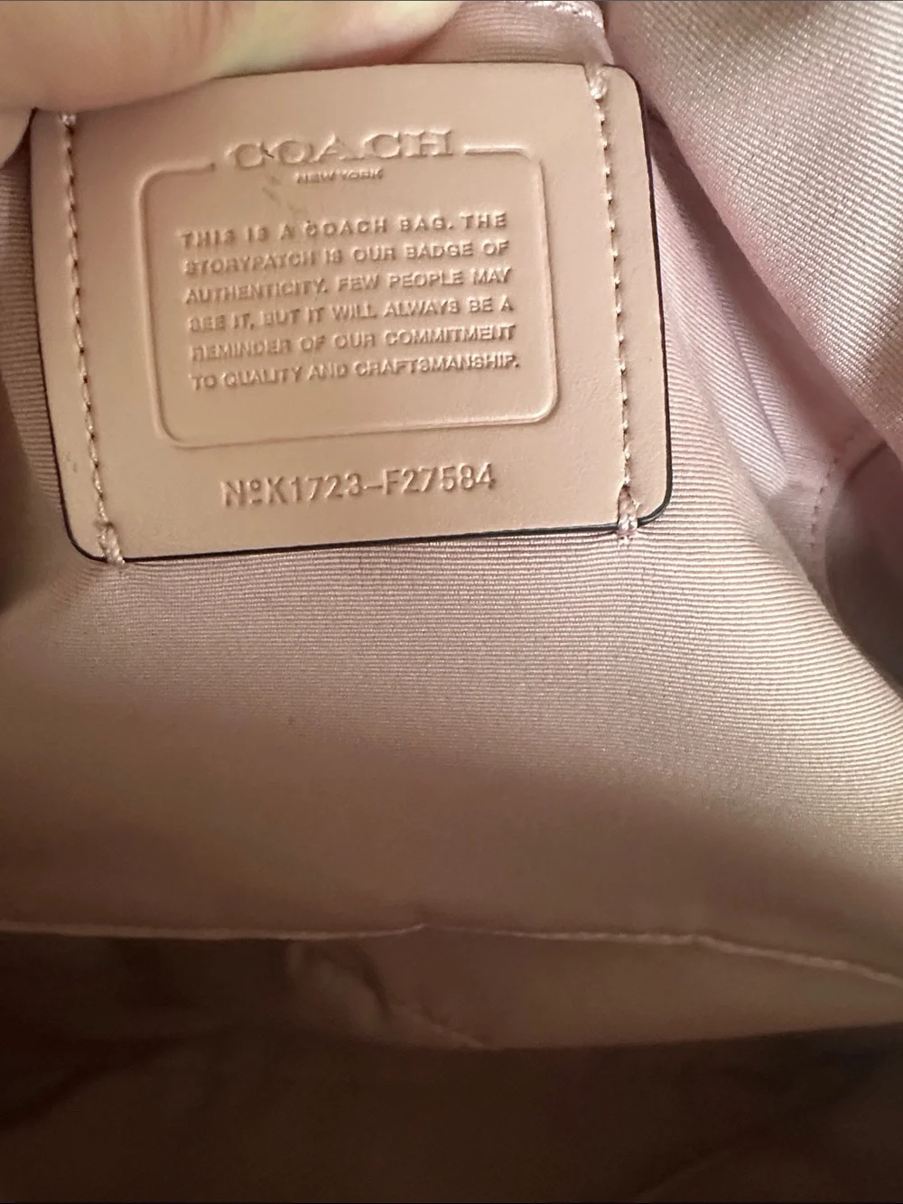 Coach Sierra Pink Trim Brown Signature Dome Satchel F27584 - Picture 12 of 13
